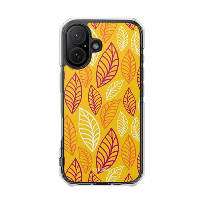 Vibrant Leaf Symphony iPhone Case - Impact