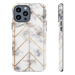 Golden Marble Phone Case - Protective - Protective Phone Case