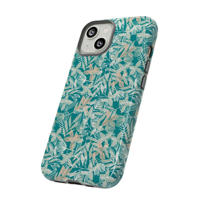 Dark Green Leaf Leaf - Protective Phone Case