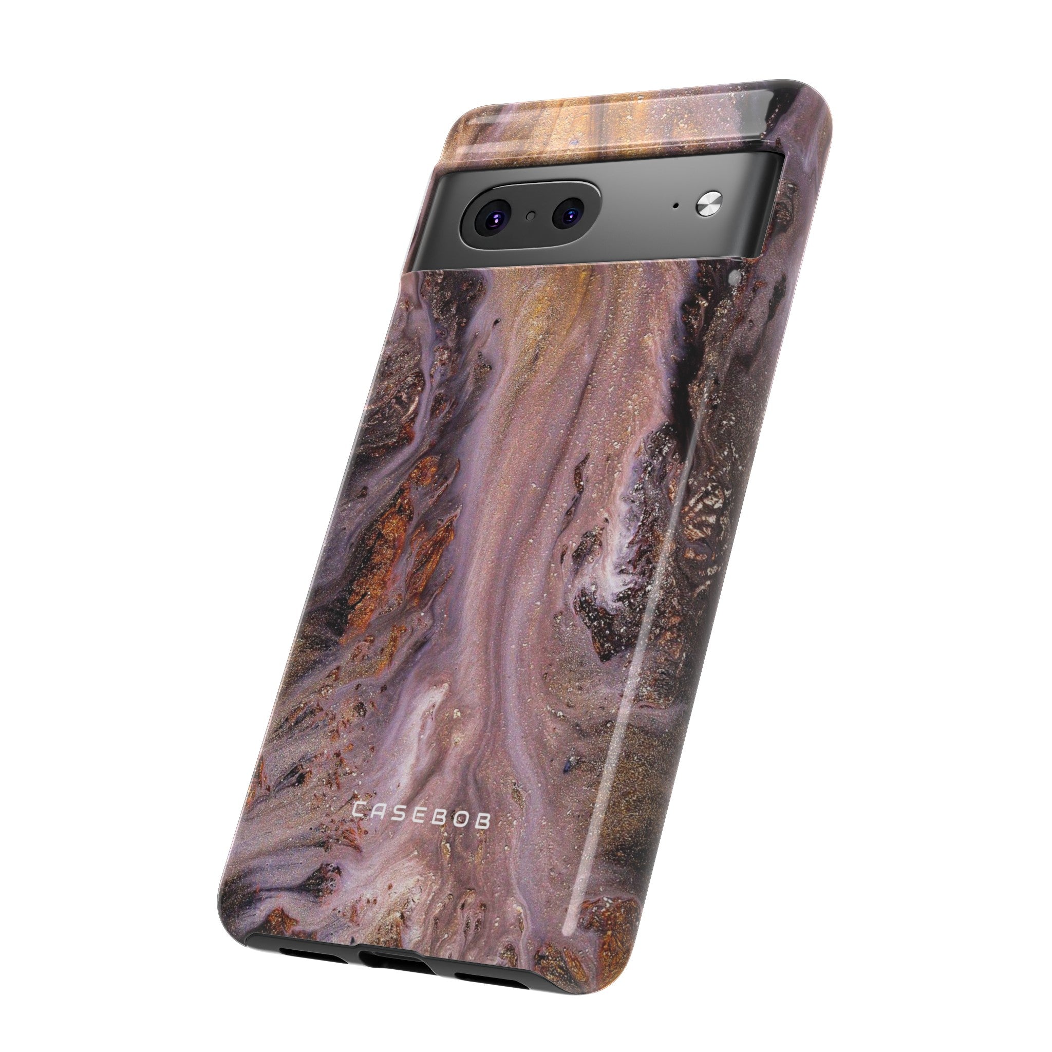 Pink Marble Ink Art - Protective Phone Case