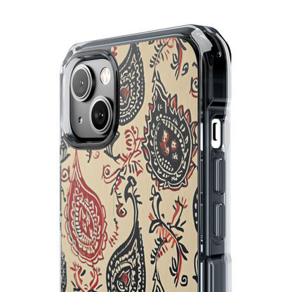 Vintage Paisley Elegance iPhone 14 - Clear Impact Phone Case