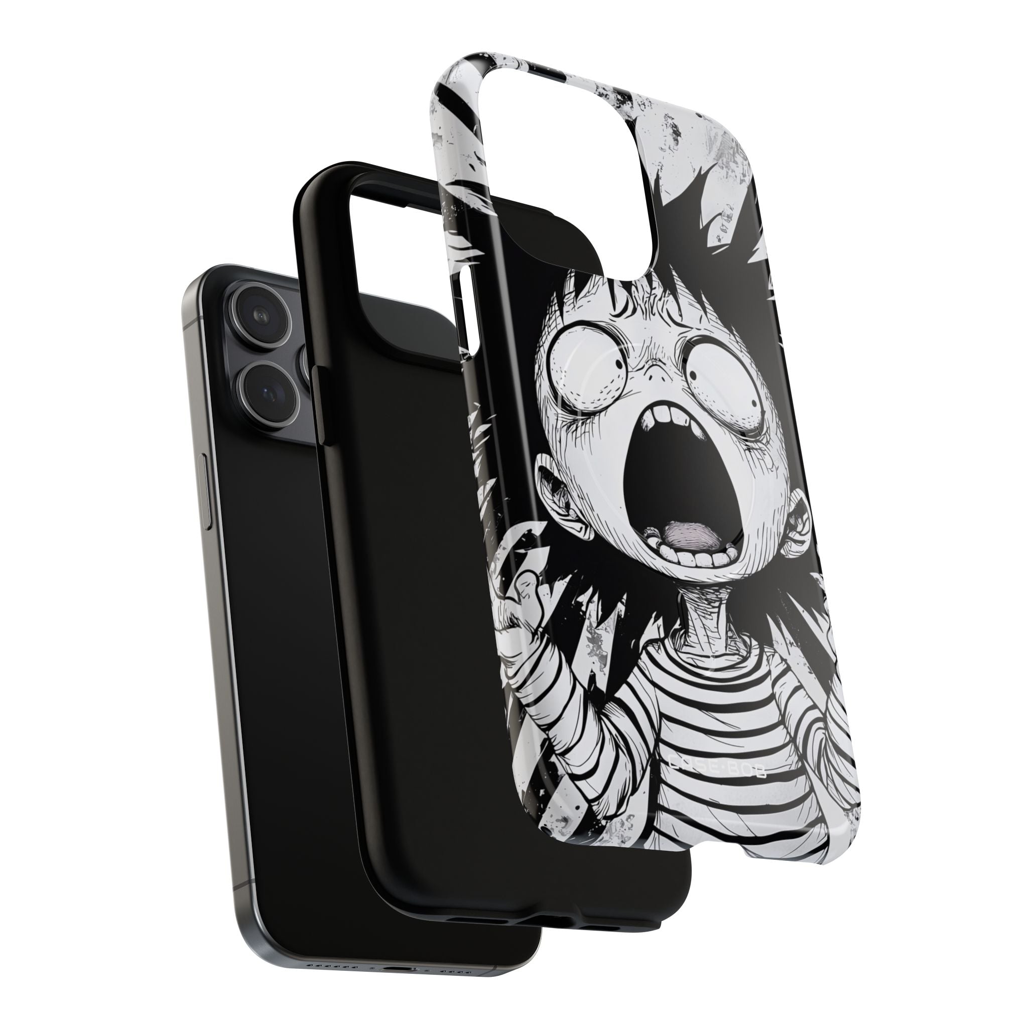Screaming Stripes iPhone 15 Pro Max Case - Tough+