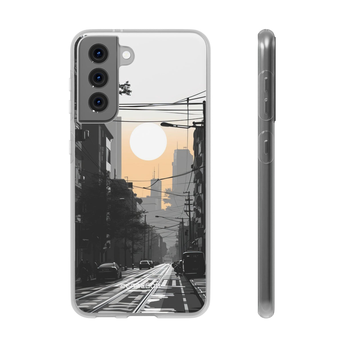 Urban Serenity Glow | Flexible Phone Case for Samsung Galaxy