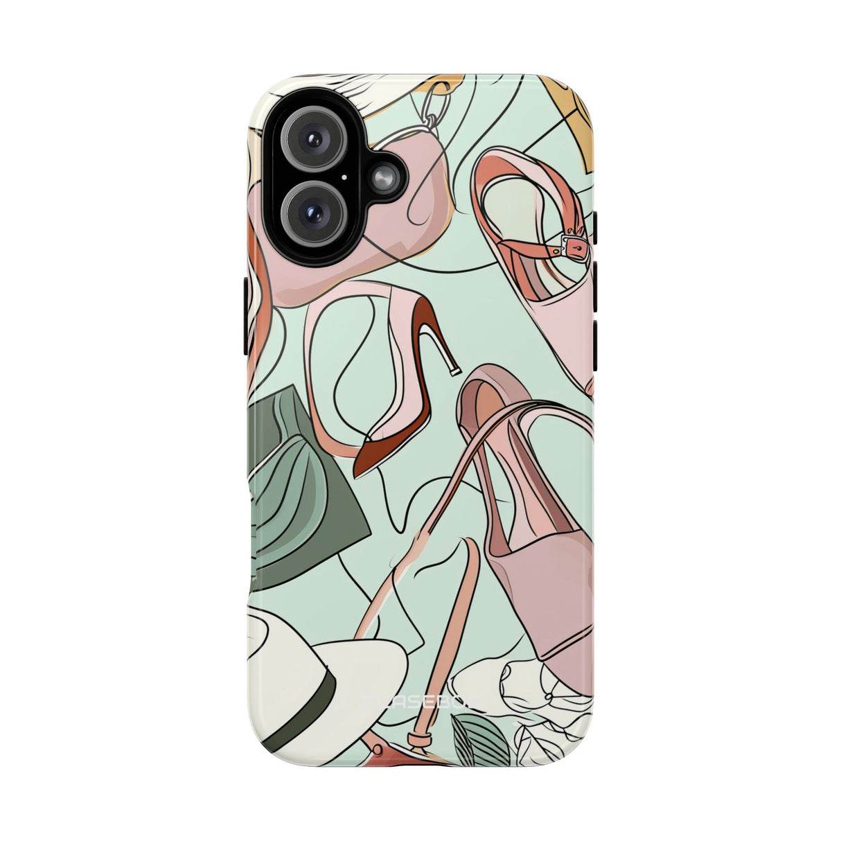 Chic Pastel Fashion Ensemble - for iPhone 16