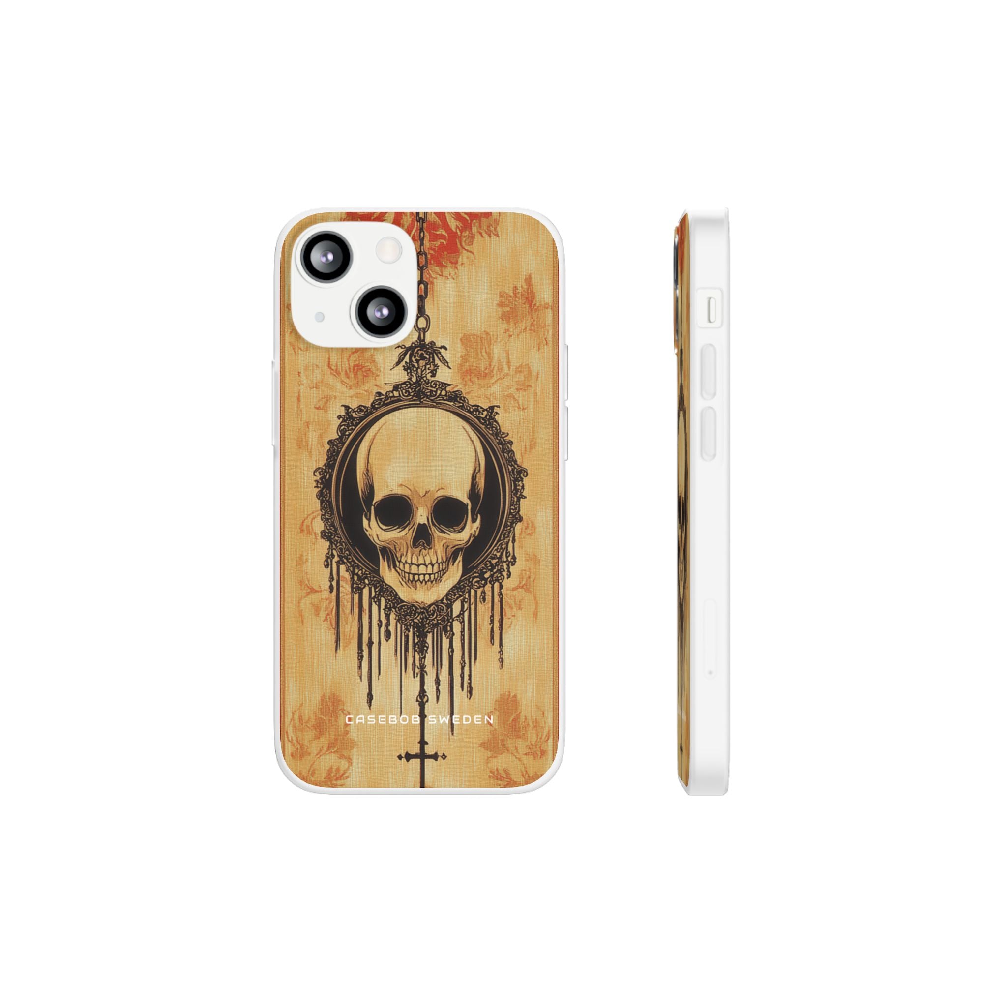 Gothic Skull Elegance iPhone 13 - Flexi Phone Case