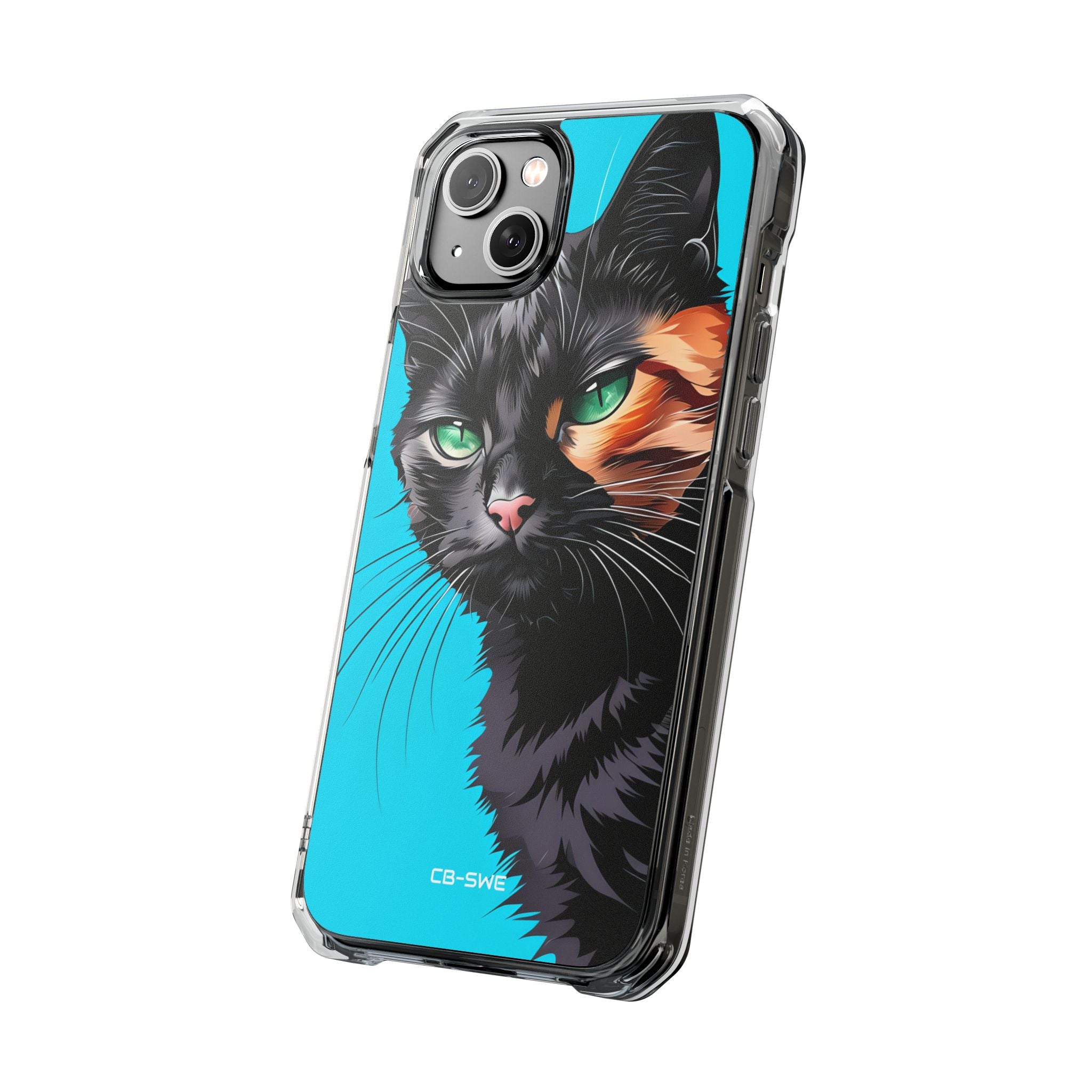 Curious Cat Stare iPhone Case - Impact