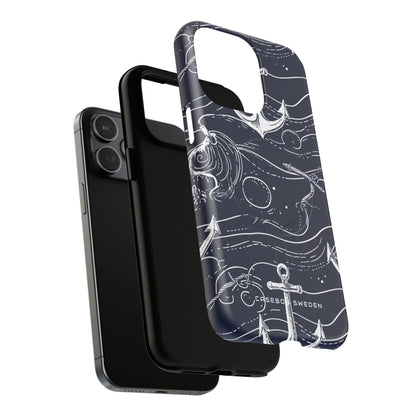 Gradient Anchorflow Waves iPhone 15 | Tough+ Phone Case