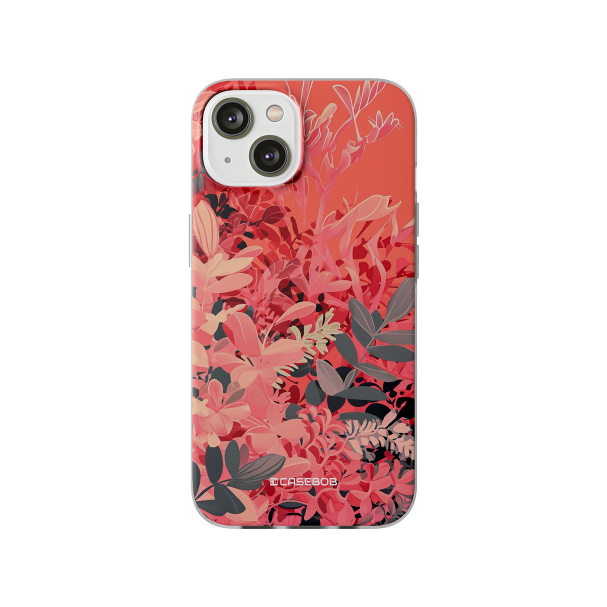 Living Coral Design | Handyhülle für iPhone (Flexible Hülle) 