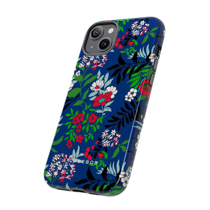 Blue Art Flowerfield - Protective Phone Case