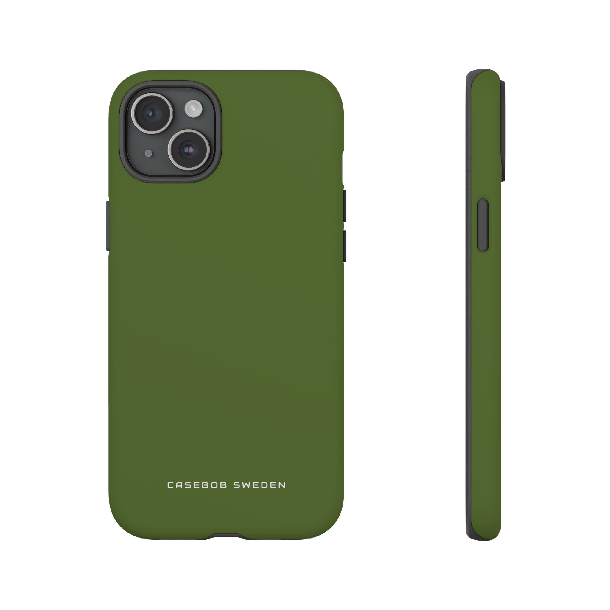 Dark Olive Green iPhone 15 - Tough Phone Case