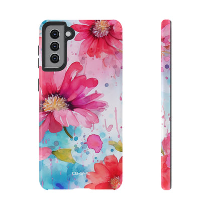 Vibrant Floral Dance - Samsung Case