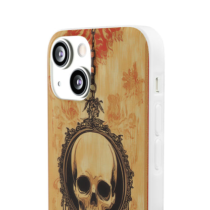 Gothic Skull Elegance iPhone 13 - Flexi Phone Case