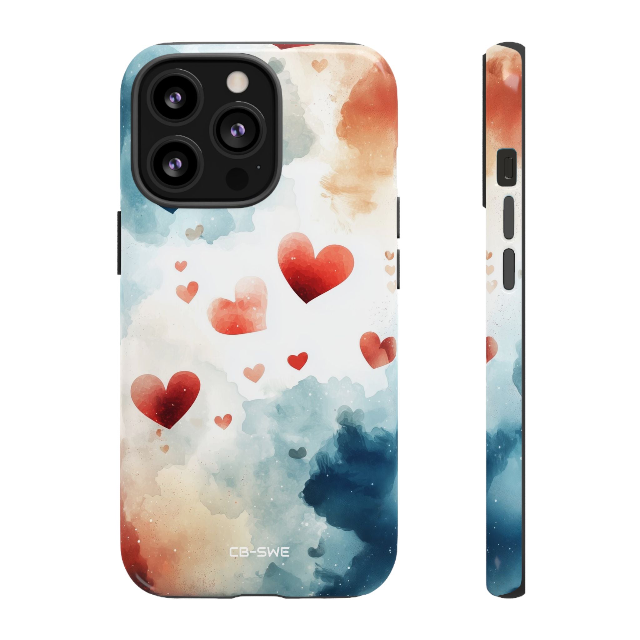 Floating Hearts Dance - iPhone Case