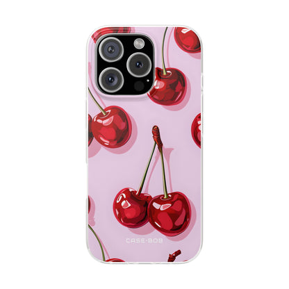 Glossy Cherry Burst iPhone 16 Pro Case - Soft