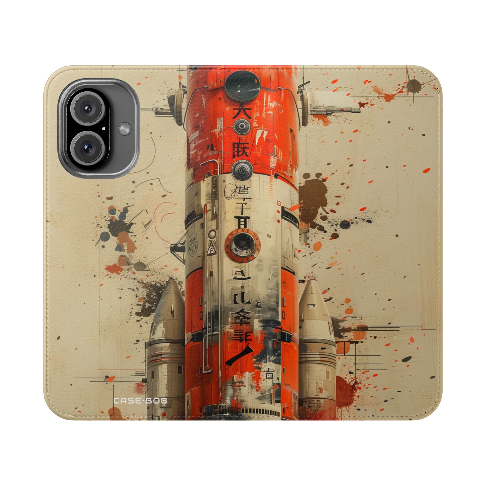 Crimson Rocket - iPhone 16  Case - Wallet