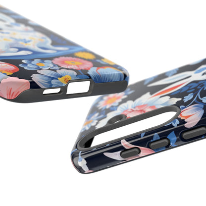 Floral Rabbit Dances - Samsung Case