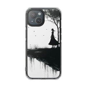 Solitary Serenity - Phone Case for iPhone (Clear Impact - Magnetic)