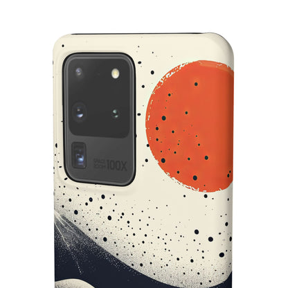 Red Sun Over Flowing Horizons Samsung S20 - Slim Phone Case