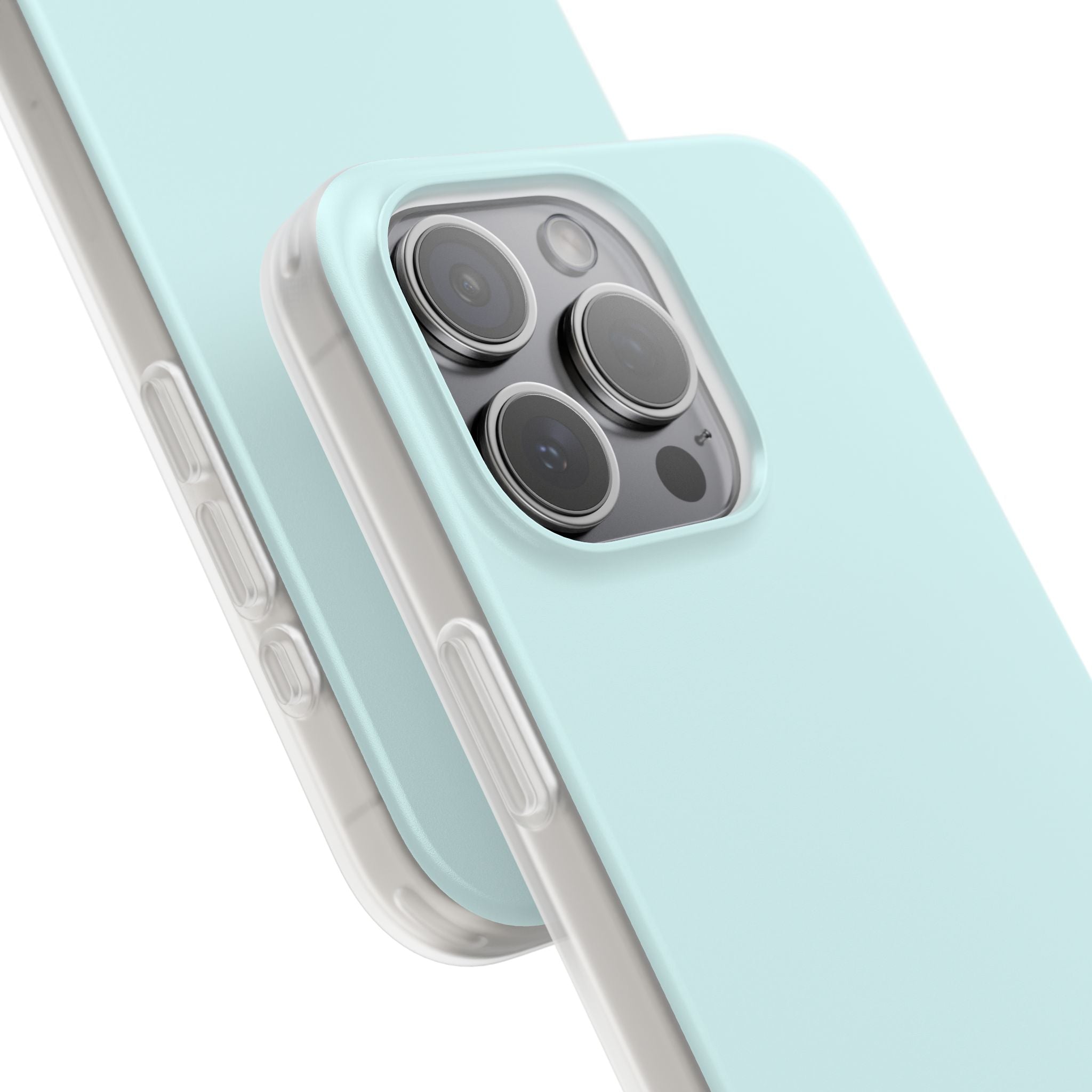 Light Cyan iPhone 15 - Flexi Phone Case