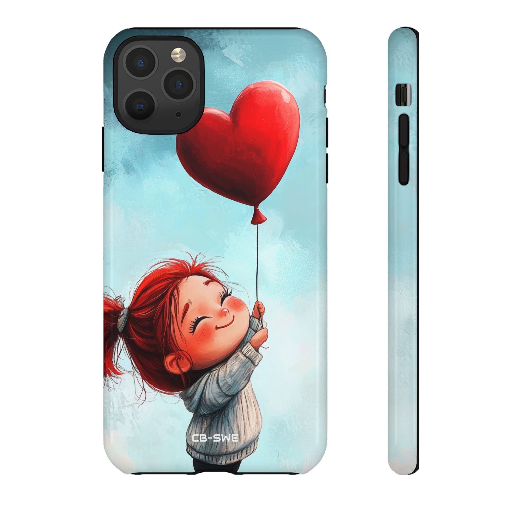 Joyful Girl Flies - iPhone Case