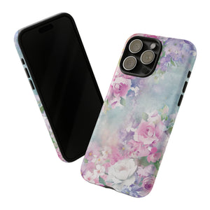 Floral Pastel Whisper - Protective Phone Case