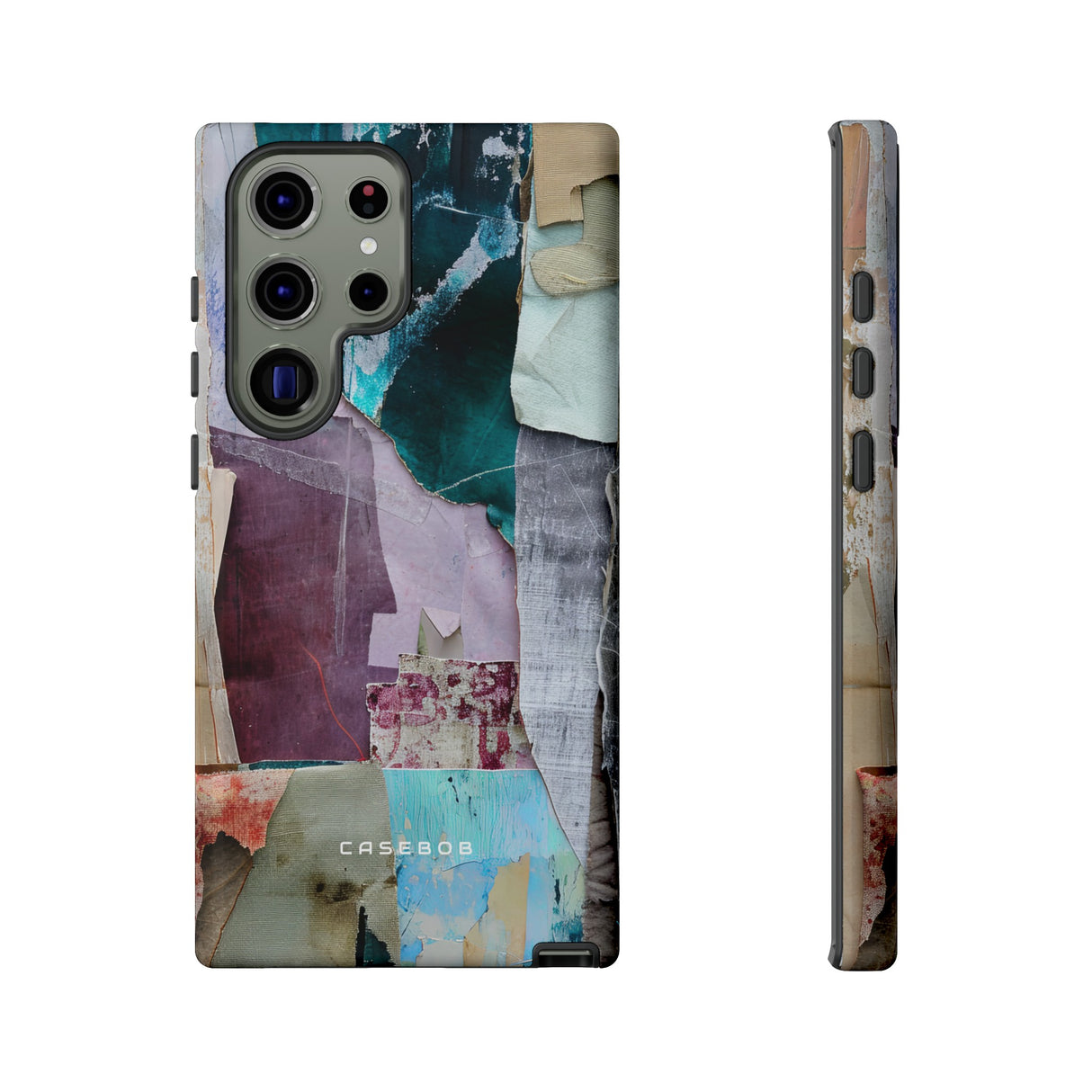 Textured Fabric Fusion - Protective Phone Case