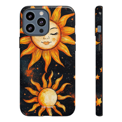 Celestial Suns Dance - iPhone Case