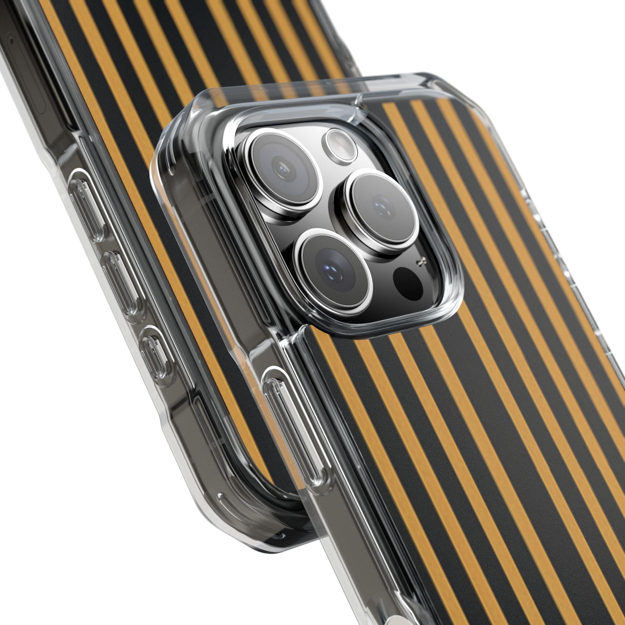 Golden Stripes iPhone 16 Pro Case - Impact