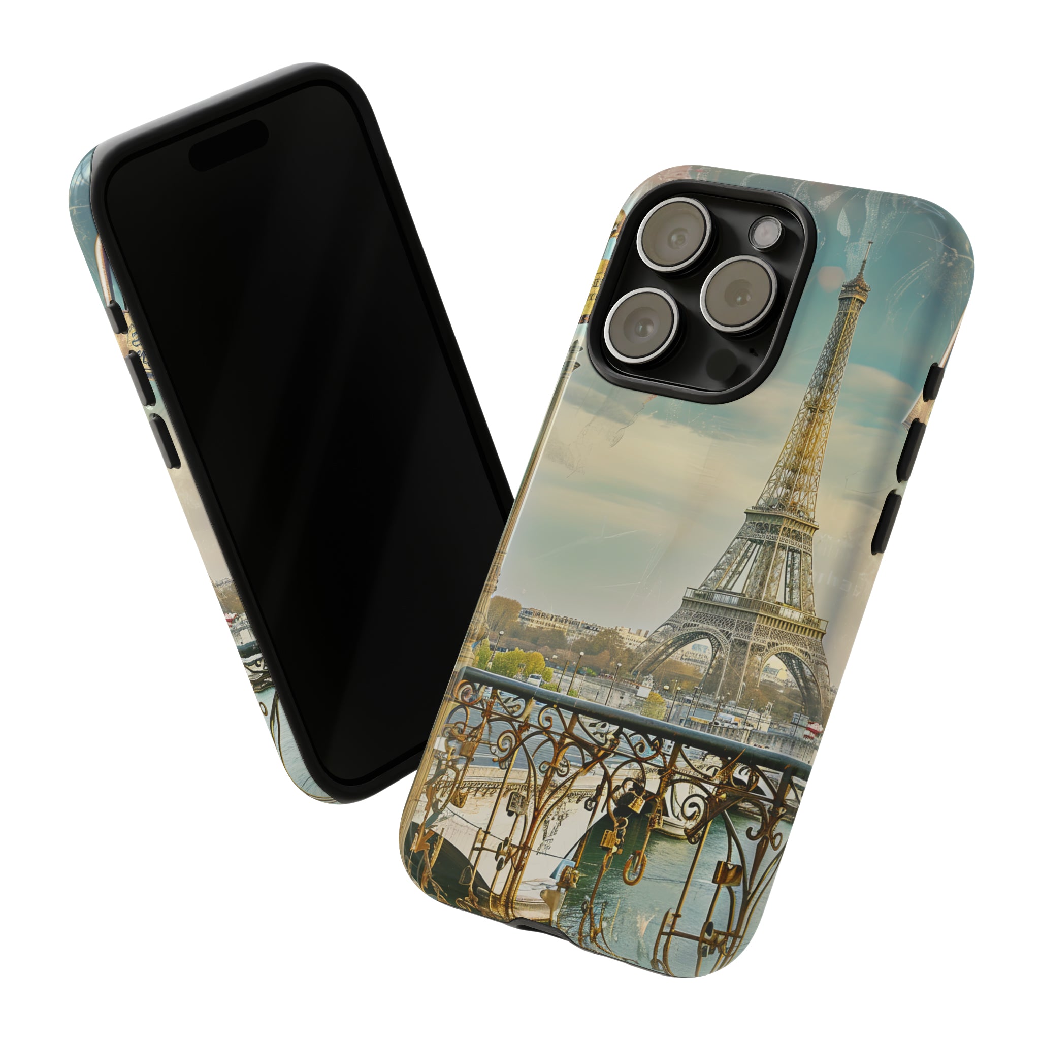 Parisian Love Landmarks - Protective Phone Case