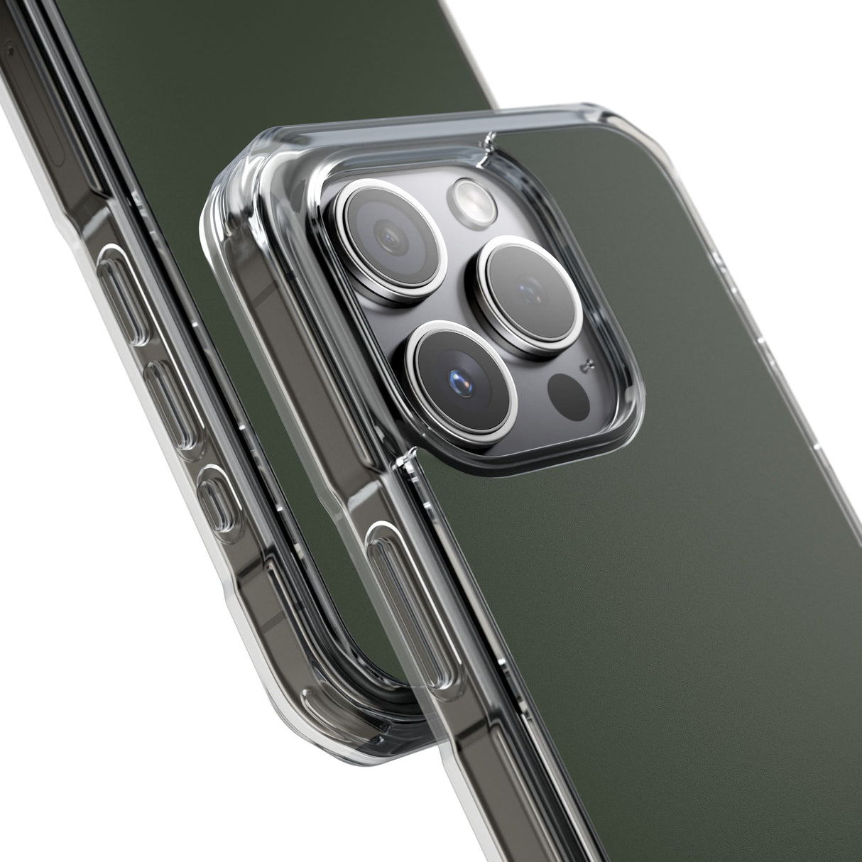 Kombu Green | Handyhülle für iPhone (Clear Impact Case – magnetisch) 