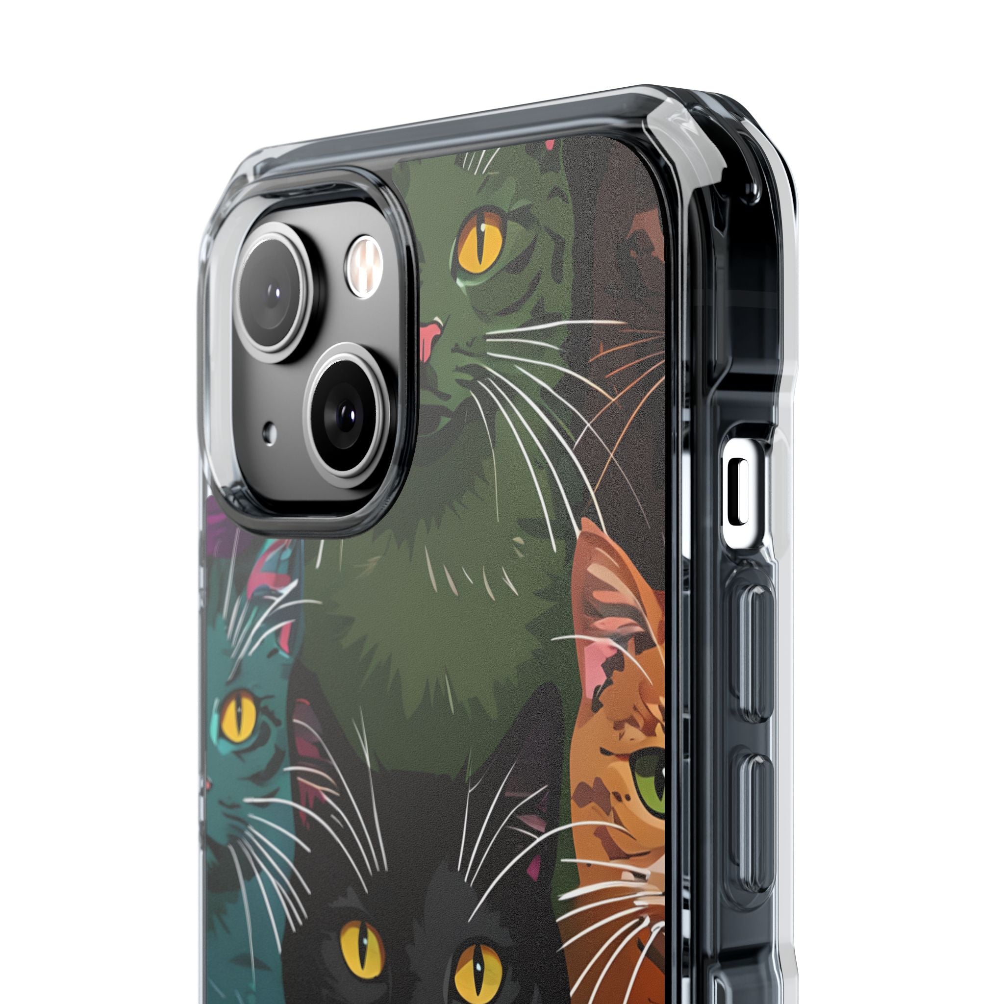 Colorful Cat Charisma iPhone Case - Impact