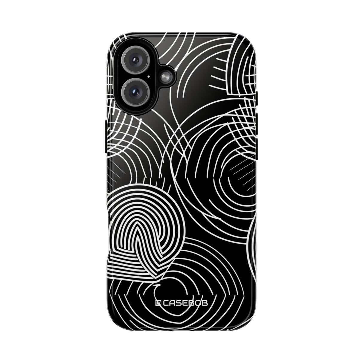 Ethereal Black and White Labyrinth - for iPhone 16