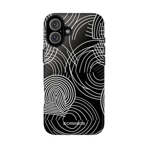 Ethereal Black and White Labyrinth - for iPhone 16