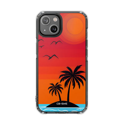 Summer Sunset Silhouettes iPhone Case - Impact