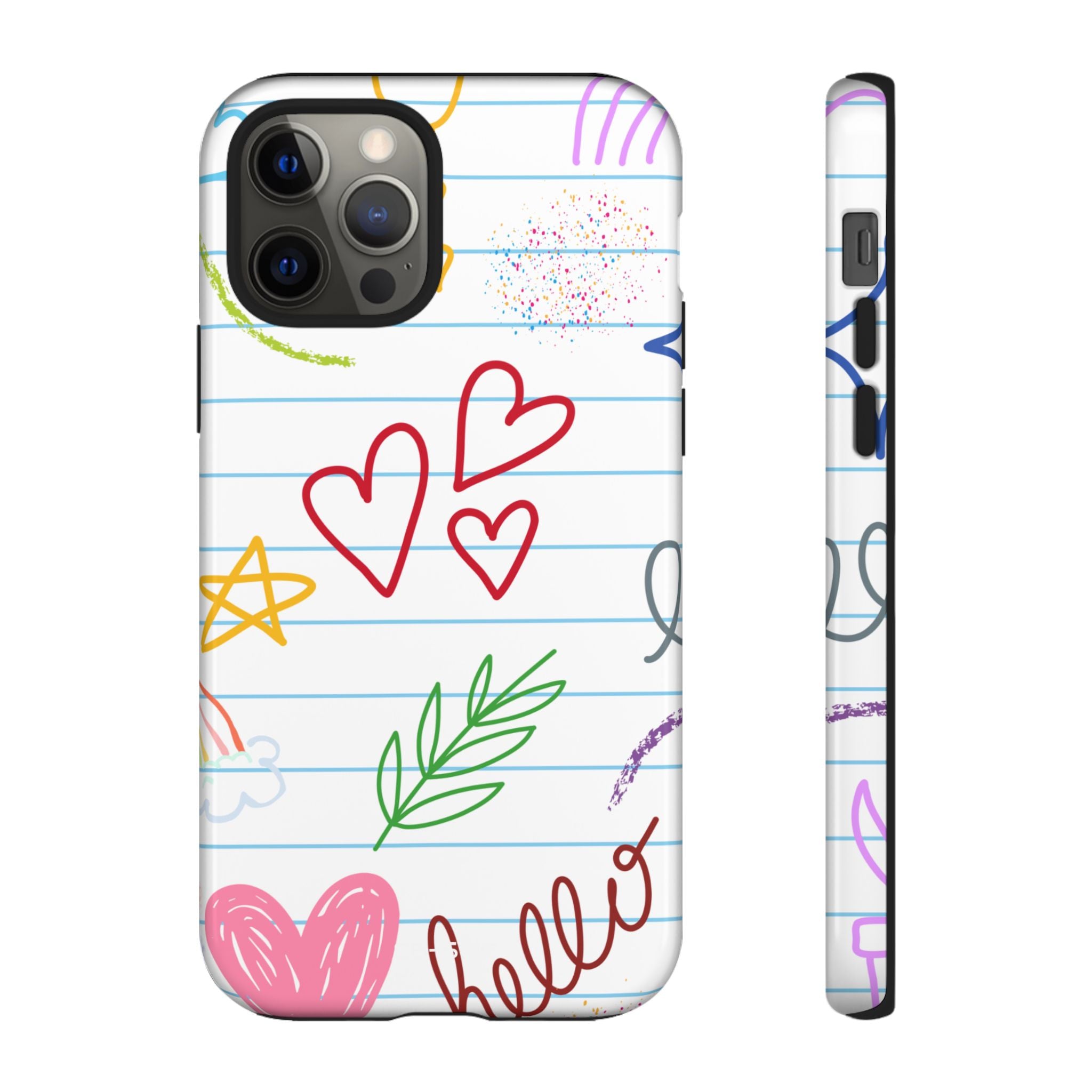 Hearts Dance Happily - iPhone Case