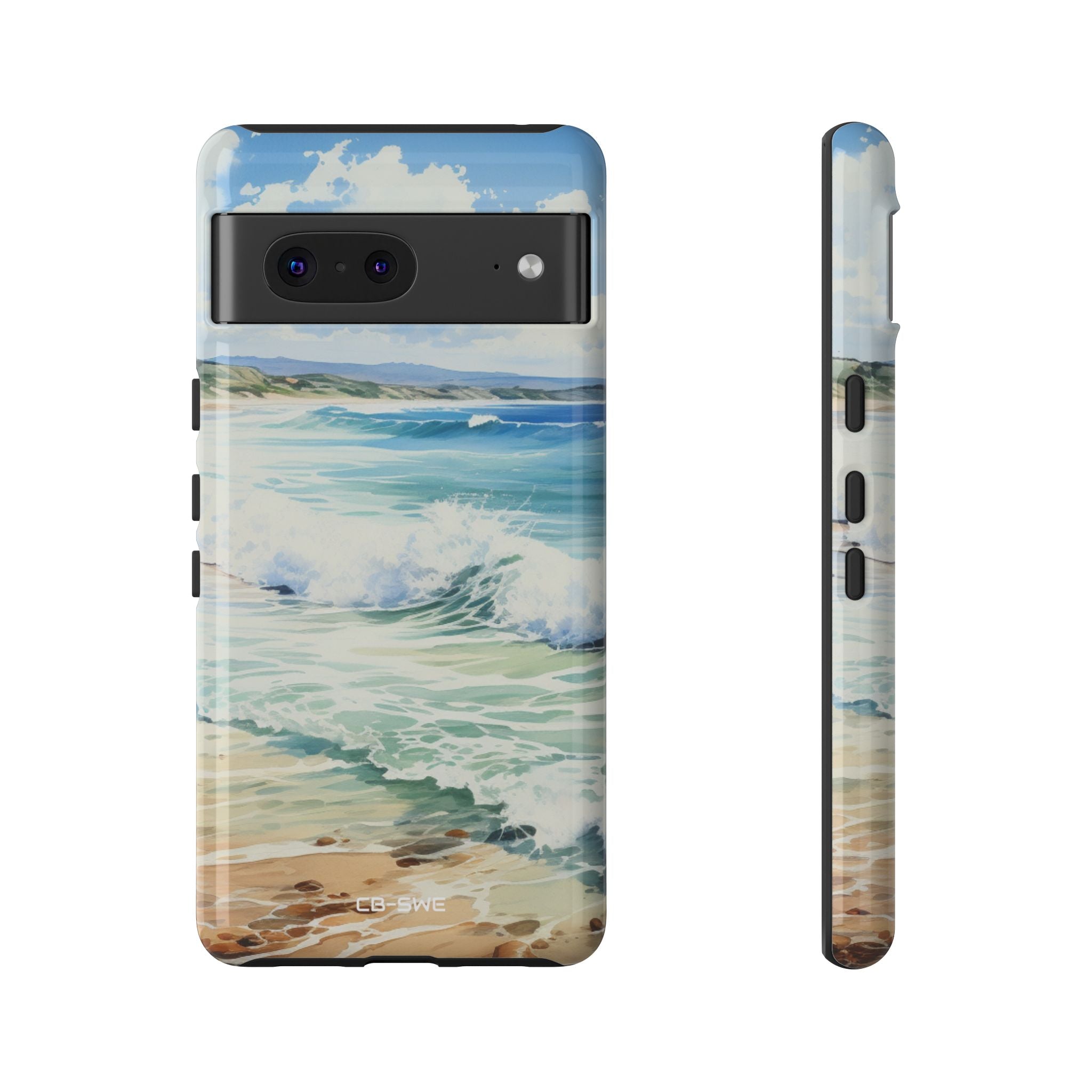 Serene Coastal Watercolors - Google Pixel Case
