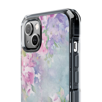 Dreamy Floral Watercolor - Clear Impact iPhone 14 Phone Case