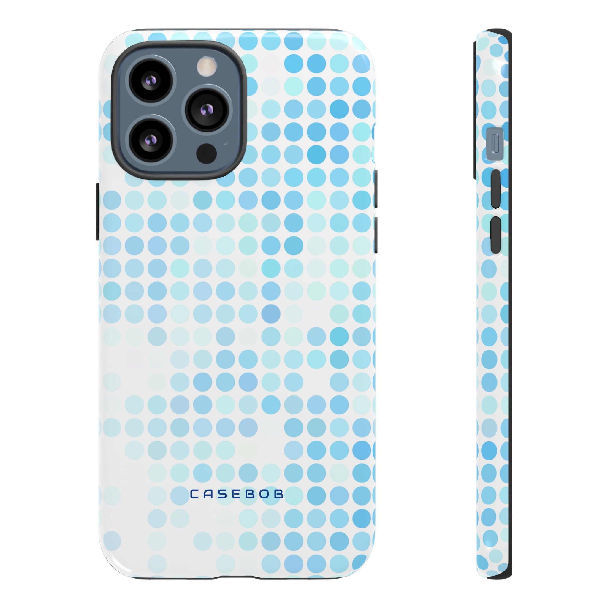 Blue Pixels - Protective Phone Case