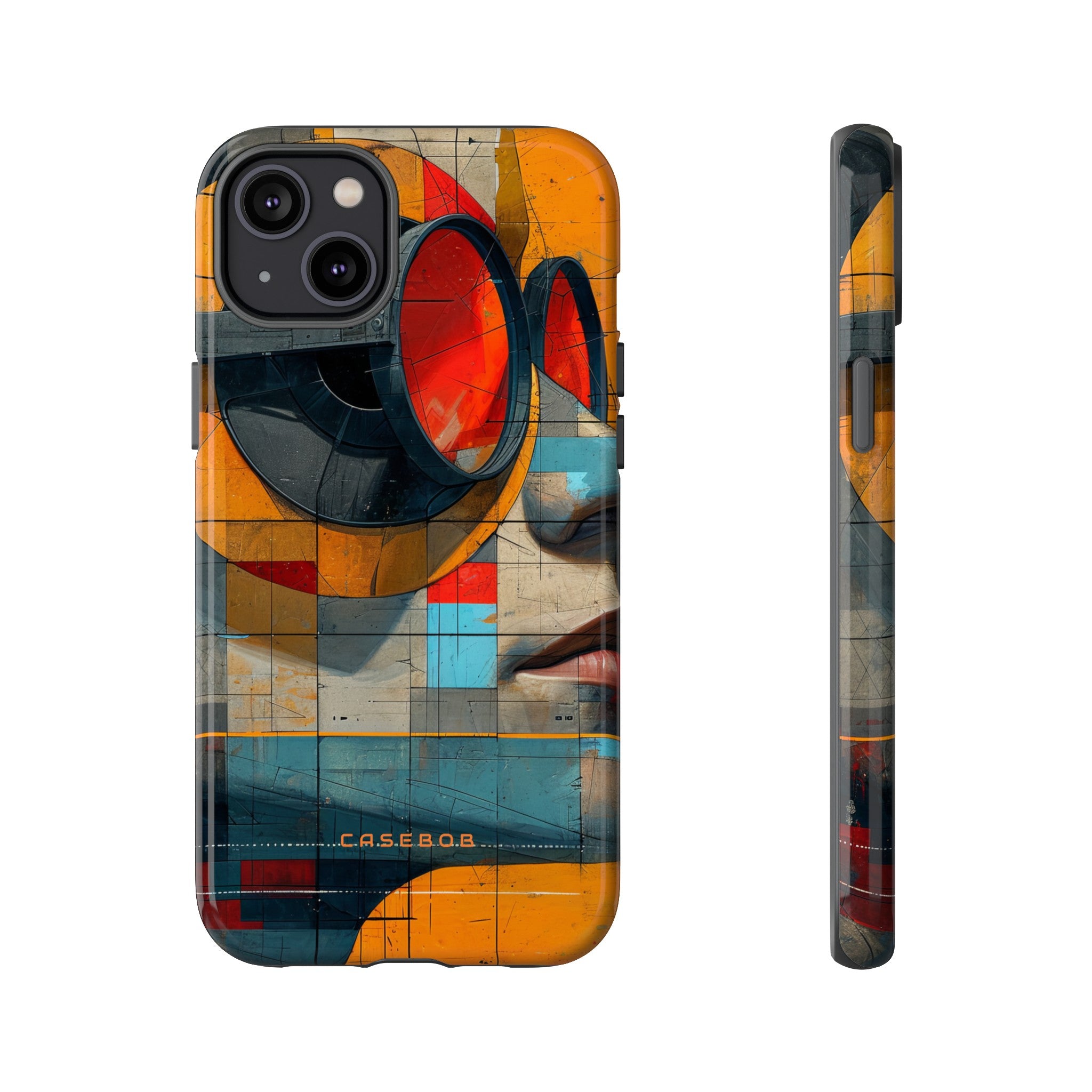 Cartoon Geometry Fusion - Protective Phone Case