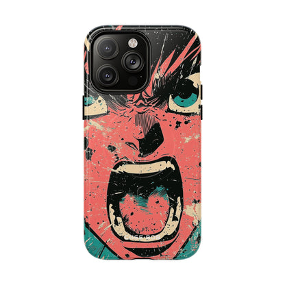 Screaming Face Pink iPhone 14 Pro Max Case - Tough+