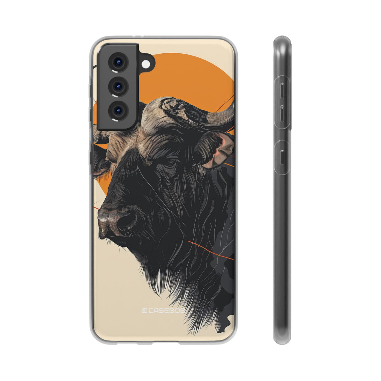 Majestic Buffalo Sun | Flexible Phone Case for Samsung Galaxy