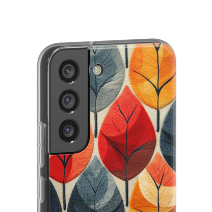 Autumn Leaf Design - Flexi Samsung S22 Phone Case