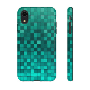 Teal Tones Mosaic - Schutzhülle fürs Handy