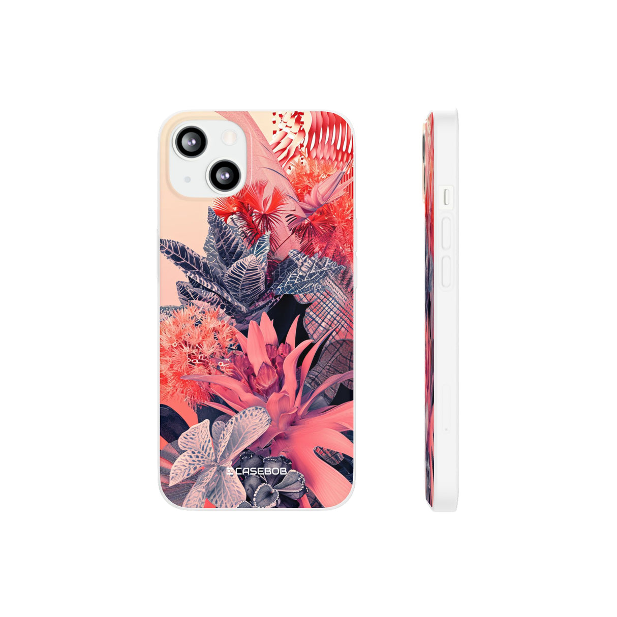 Living Coral Design | Handyhülle für iPhone (Flexible Hülle) 