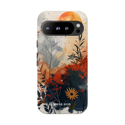 Orange Solstice Google Pixel 9 Pro Case - Tough