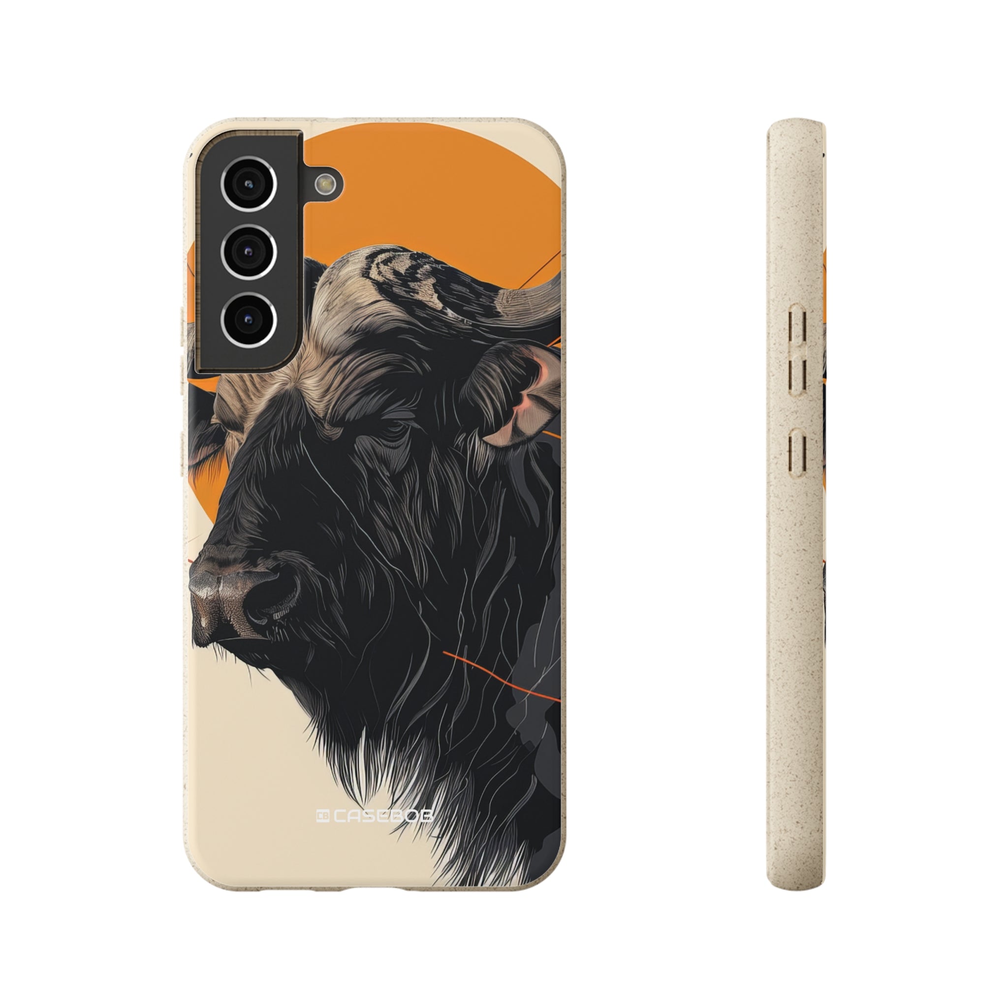 Majestic Buffalo Sun | Biodegradable Phone Case