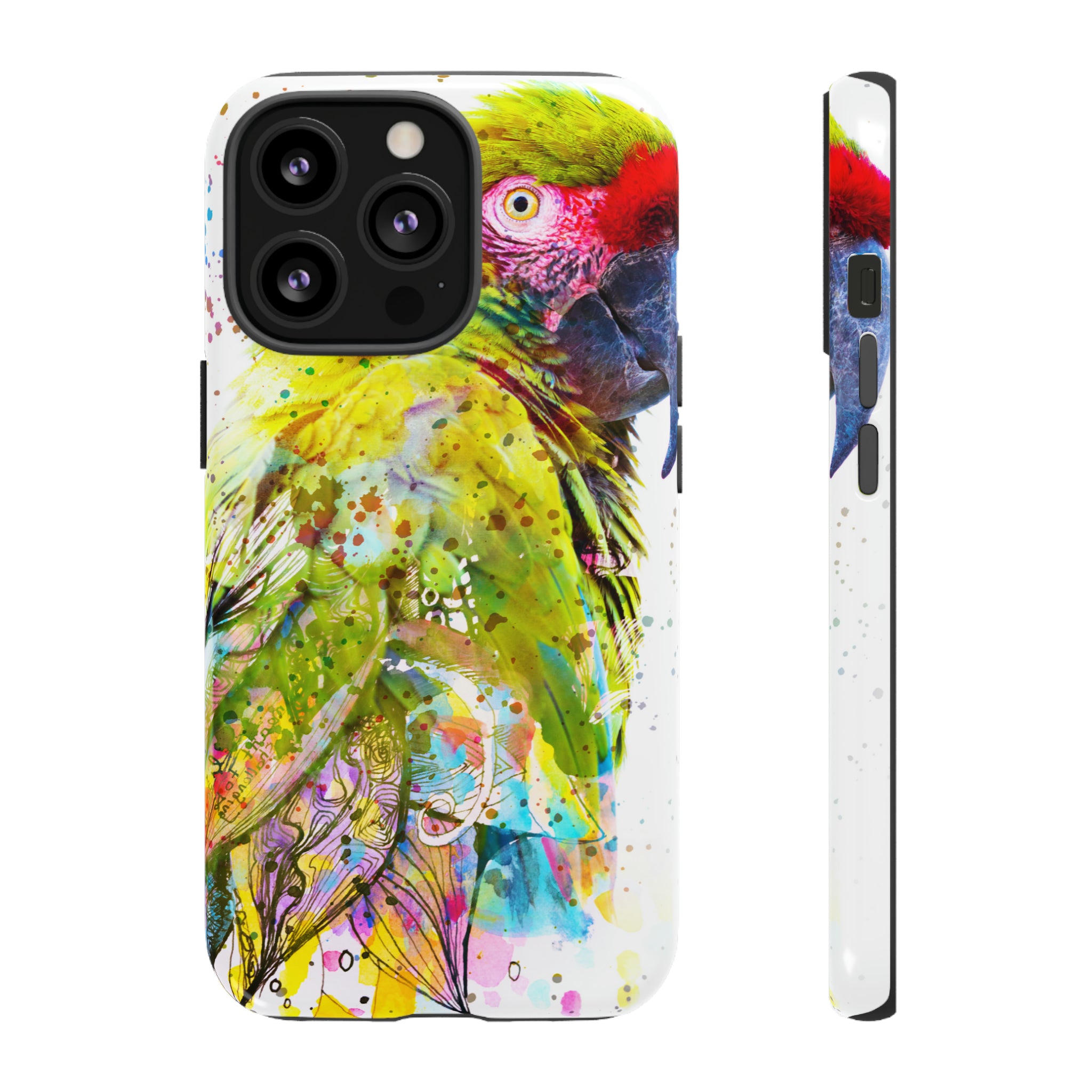 Colorful Parrot - Protective Phone Case