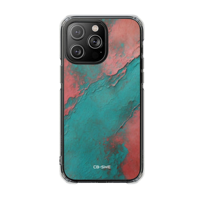 Turquoise Waves Dance iPhone Case - Impact