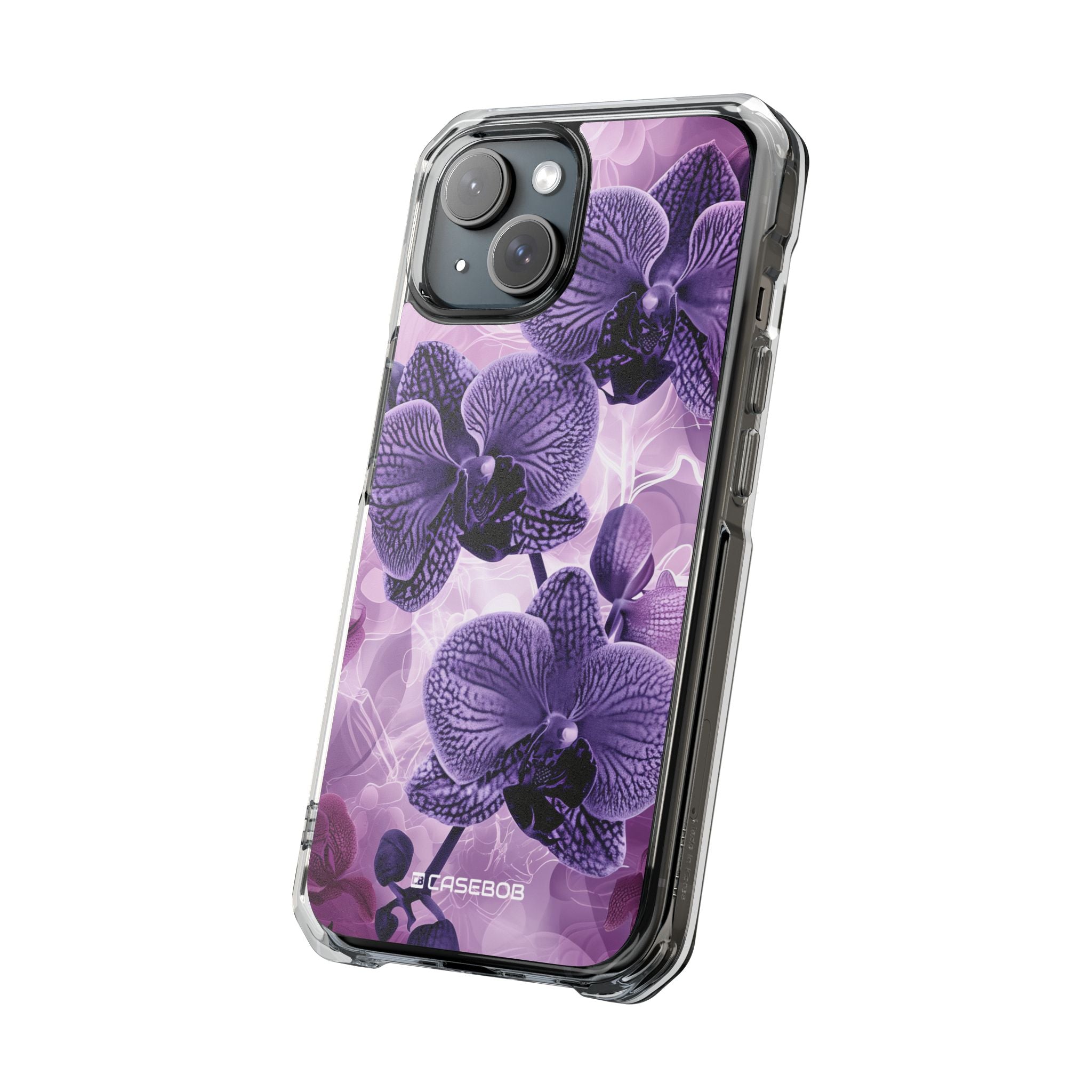 Radiant Orchid  - Clear Impact Case for iPhone