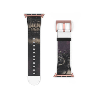 Winged Skull Rose - Watch Band